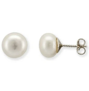 Pendientes Perlas | Castellano Joyas | Plata de ley 925 | Joyería Mujer | Nuevos - Imagen 1 de 6