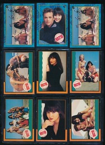 Lot (8) 1991 Topps Beverly Hills 90210 Brenda Doherty Stickers #78 18 etc (ET5)