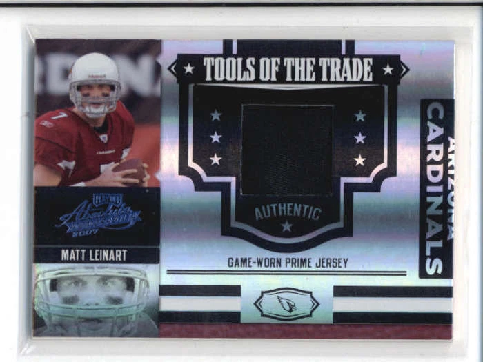 MATT LEINART 2007 ABSOLUTE TOOLS OF THE TRADE PRIME GAME JERSEY #22/25 AH2861 - Image 1 of 1
