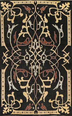 Floral Vegetable Dye Ziegler Oriental Area Rug Hand-knotted Wool Home Decor 6x10 - Image 1 of 4