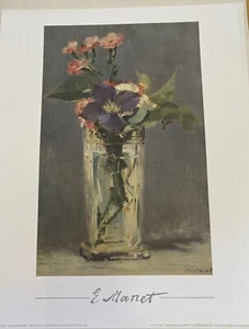 Manet colour poster 'Vase and Flowers' 500x400mm - Picture 1 of 1