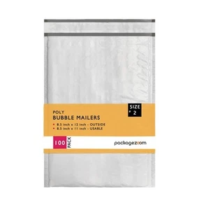 8.5x12 inches Poly Bubble Mailer Self Seal Bubble Shipping Envelopes 2.5 Mil ... - Afbeelding 1 van 7