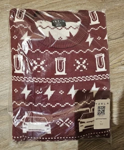 Tesla Model X-Mas Weihnachtspullover Pullover Gr. XXL NEU / VERSIEGELT im Beutel - Bild 1 von 3