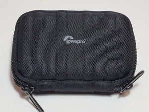 Lowepro Santiago 20 Compact Camera Semi Rigid Case Black Nylon Belt Bag - Picture 1 of 7