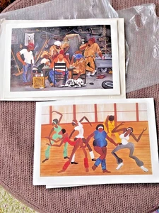 2 Large Blank Note Cards w/Envelopes by Artist Annie Lee 1984 - Picture 1 of 1
