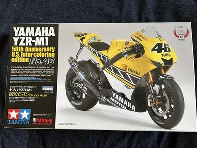 Kit Modelo Moto Tamiya Yzr-M1 50 Aniversario Escala 1/12 Plástico Hobby Foto 1 de 4