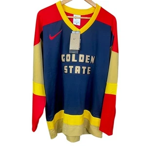 Maglia Golden State Warriors City NBA Nike Basketball nuova con etichette - L - vendita al dettaglio $120 - Foto 1 di 9