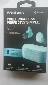 Skullcandy Sesh Evo True Wireless In-Ear Headset - Bleached Blue - Photo 1 sur 2