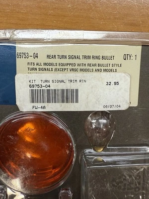 Juego de balas de anillo de ajuste delantero y 69753-04 genuino Harley Davidson 69752-04 Foto 1 de 4