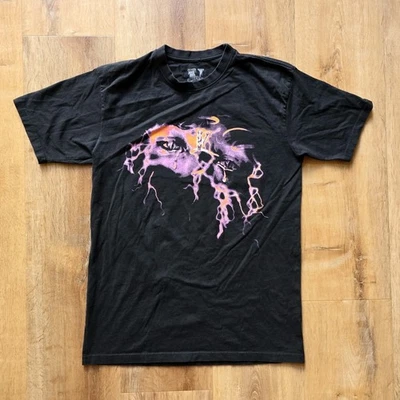 Camiseta VLONE x NBA YoungBoy Never Broke Again Lightning Face Negra Púrpura Naranja L Foto 1 de 4