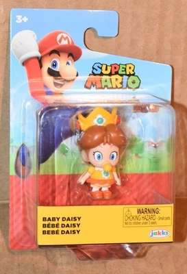 Шарнирная фигурка Super Mario BABY DAISY 2,5 дюйма Jakks Pacific НОВАЯ - Изображение 1 из 4