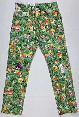 Levi's x Pokemon 551Z Authentic Straight Pokemon Garden Jeans Size 28x30 NWT - Image 1 of 4