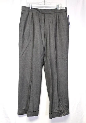 NUEVO Pantalón Pendleton Vintage Pierna Ancha Mujer Talla 18 Lana Virgen Gris Forrado Foto 1 de 4