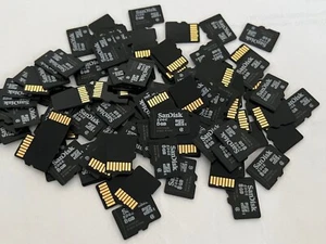 SANDISK Lot of 100 Sandisk 8GB MicroSD Memory cards 100% Genuine SANDISK!!! - Picture 1 of 2