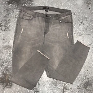 Pantalones de mezclilla ajustados para mujer Refuge Plus grises talla 18/37" cintura nuevos sin etiquetas - Imagen 1 de 4