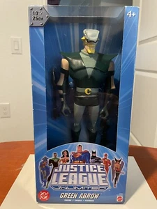 2005 MATTEL DC JUSTICE LEAGUE UNLIMITED GREEN ARROW FIGURE UNOPENED - Picture 1 of 7