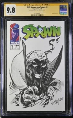 30th Anniversary Spawn (2022) # 1 (CGC 9.8 SS) Signed & Sketch Ken Steacy •Blank - Image 1 of 4