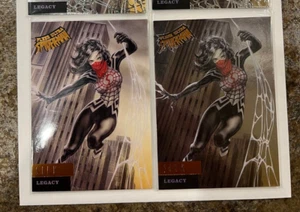 2017 Fleer Ultra Spider-Man Legacy SILVER FOIL L11 SILK Achievement😍💥* - Bild 1 von 2