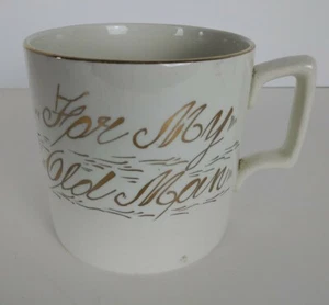 Antigua taza de afeitar Inglaterra White Ware para mi viejo padre café - Imagen 1 de 7