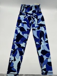 Offline by Aerie Women's Size Small Real Me Smocked Blue Rush Leggings NEW - Picture 1 of 5