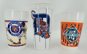 Juego de 3 tazas conmemorativas de bebidas del estadio de los Tigres de Detroit MLB - Imagen 1 de 5