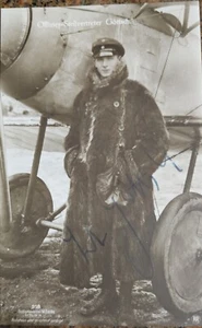 Leutnant Walter Göttsch Jasta 8, 19 WW 1 Ace 20 V Original Wartime Sign Sanke. - Picture 1 of 6