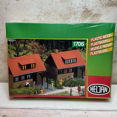 Heljan #1706 2 Terraced Houses, HO / 1:87 Gauge. NOS. - Image 1 of 3