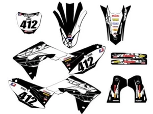 2019-2021 CRF 250 RX 13 FLY Black Senge Graphics Kit Compatible with Honda - Picture 1 of 10
