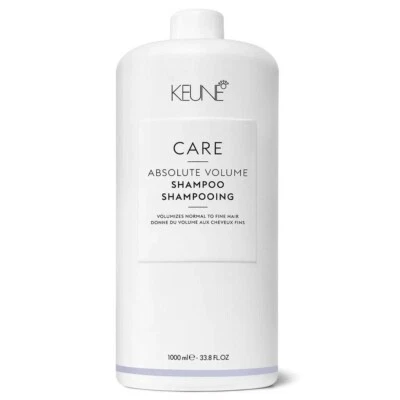 Keune Care Absolute Volume Shampoo 1000ml |Lightweight Body for Fine Hair - Image 1 of 2