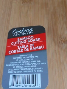 BAMBOO CUTTING BOARD 9 X 6 MINI FOR BAR PICNIC CHEESE TRAVEL - Picture 1 of 3