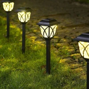 6 Pack Solar Garden Lights LED Garden Walkway Light Energy Saving Outdoor Decor - Picture 1 of 7