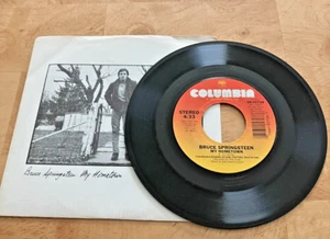 BRUCE SPRINGSTEEN- MY HOMETOWN/SANTA CLUS IS COMIN TO TOWN 45 W/PS Tested EX - Picture 1 of 6