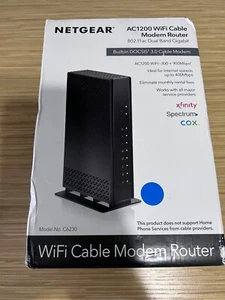 NETGEAR Cable Modem with Built-in WiFi Router (C6230) - Bild 1 von 1