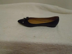 Franco Sarto pointed toe with bow flats black 7m new. - Picture 1 of 2