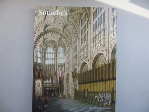 Master Paintings. Evening Sale. Sotheby's. New York. 28 January 2016 - Foto 1 di 9
