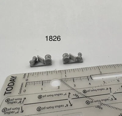 Chrome Rotator Lens Insert For 1/18 Greenlight AeroDynic Police Lightbar Caprice - Image 1 of 4