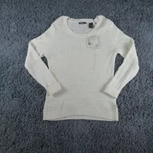 Suéter Liz Claiborne Mujer Grande Blanco Manga Larga Pullover Nuevo con Etiquetas - Imagen 1 de 17