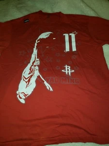 Rare Houston Rockets T-shirt sz XL Yao Ming NBA Vintage - Picture 1 of 6
