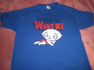 Family Guy Stewie You Know You Want Me Adult Large Tee Shirt - Picture 1 of 2