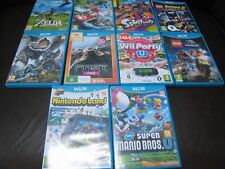 NINTENDO WII U GAMES - select from drop down menu - all fully tested