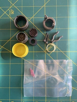 Amphenol Aeorospace MS3116F14-19P   19 Pin Military Connector Cable End - Image 1 of 3