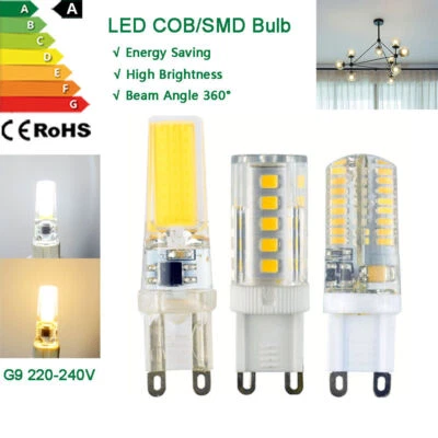 lamp AC 240V G9 LED bulbs COB Replace Halogen globes warm cool white  4W 5W 6W - Image 1 of 4