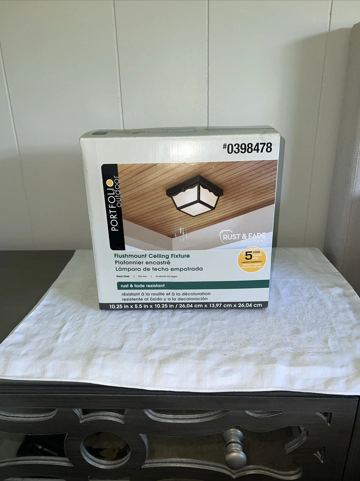 Portfolio Outdoor Flushmount Ceiling Fixture #0398478 - Image 1 of 1