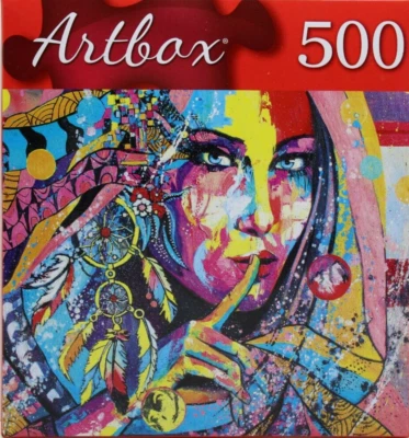 Rompecabezas de 500 piezas The Secret Lana 20 X 12 caja de arte Foto 1 de 3