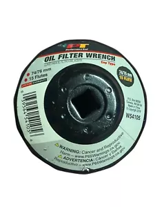 Performance Tool Oil Filter Wrench - Cap Type - 74/76mm - 15 Flutes - W54105 NEW - Picture 1 of 5
