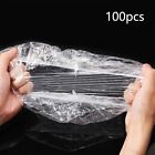 100Pcs Reusable Food Keep  Storage Covers Elastic Clear Bowl Covers5508