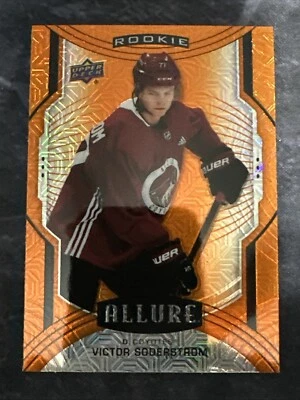 2020-21 Upper Deck Allure Rookie Orange Slice 130 Victor Soderstrom Coyotes - Image 1 of 2