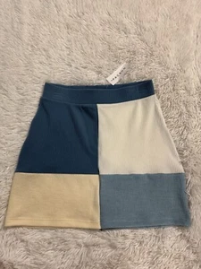 LA Hearts Pacsun Colorblock Strick gerippt Minirock Größe Small - Bild 1 von 3