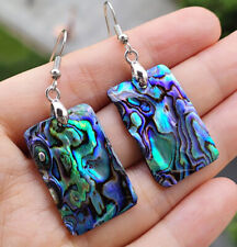 5pcs Natural Abalone Shell beads earrings Pendants pair