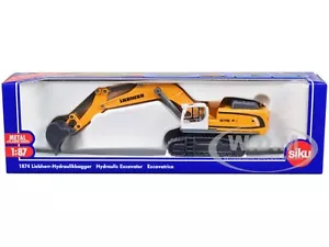 LIEBHERR 976 HYDRAULIC EXCAVATOR YELLOW 1/87 (HO) DIECAST MODEL BY SIKU 1874 - Picture 1 of 5